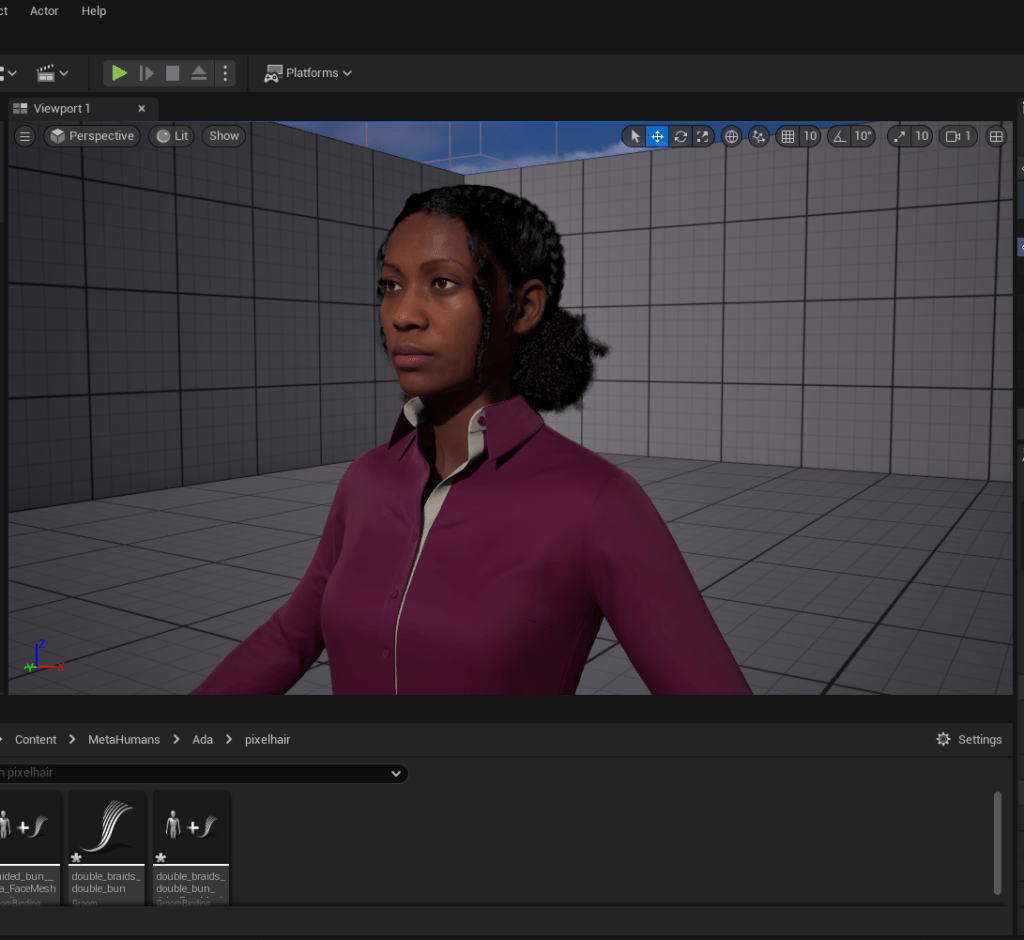 Master pixelhair for metahuman in unreal engine