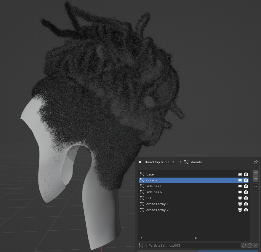 How to use pixelhair on any custom character in blender