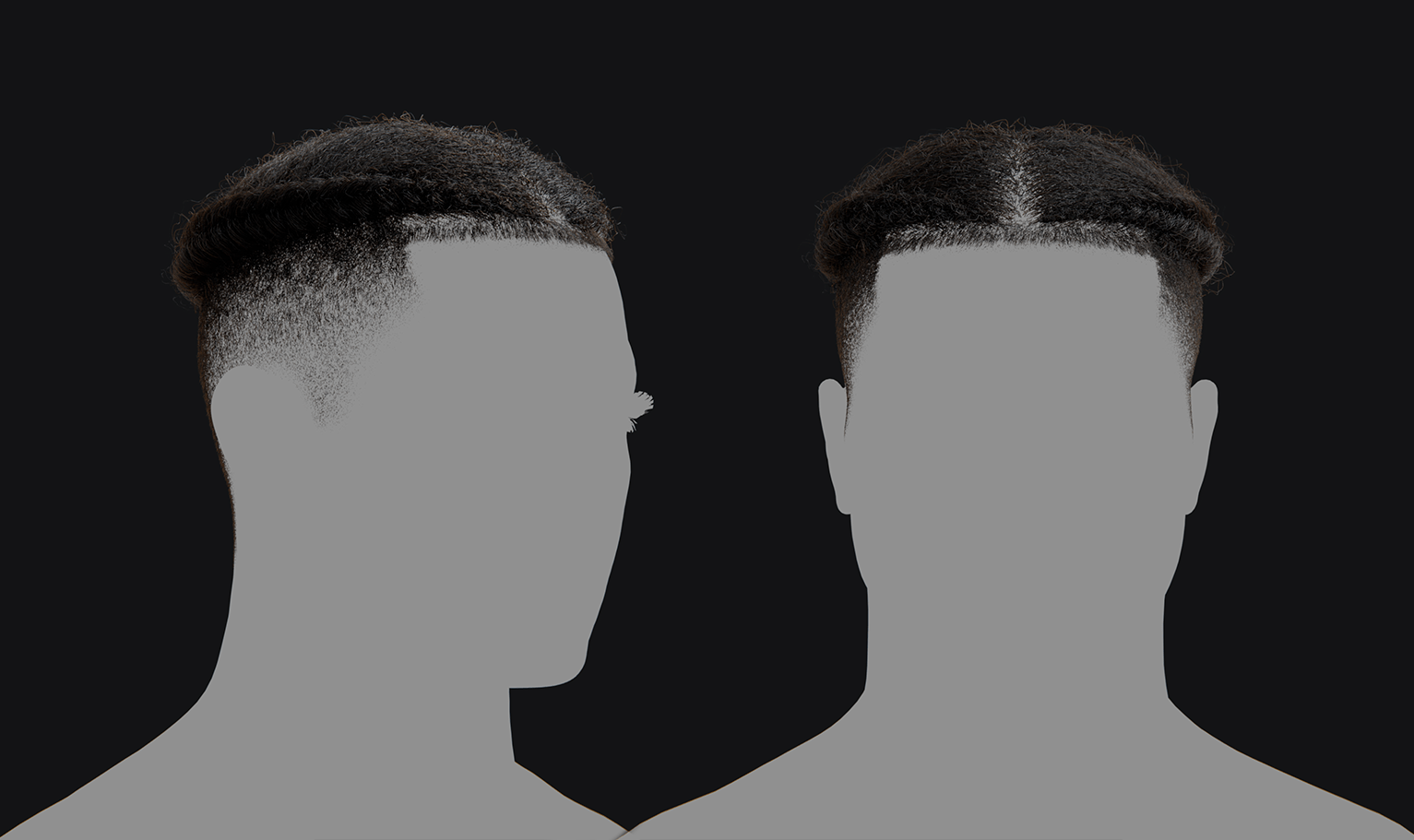 PixelHair ready-made iconic Lil Yatchy braids 3D hairstyle in Blender using hair particle system