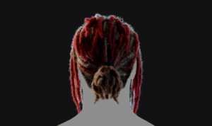 Pixelhair ready-made 3d lil pump dreads hairstyle in blender using hair particle system