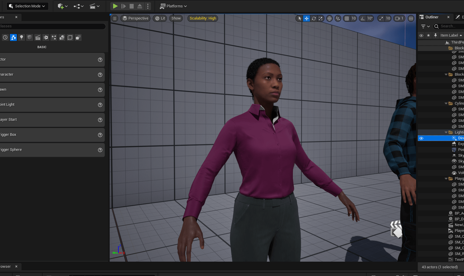 PixelHair ready-made 3D hairstyle of Doja Cat Afro Curl on a metahuman in Unreal Engine