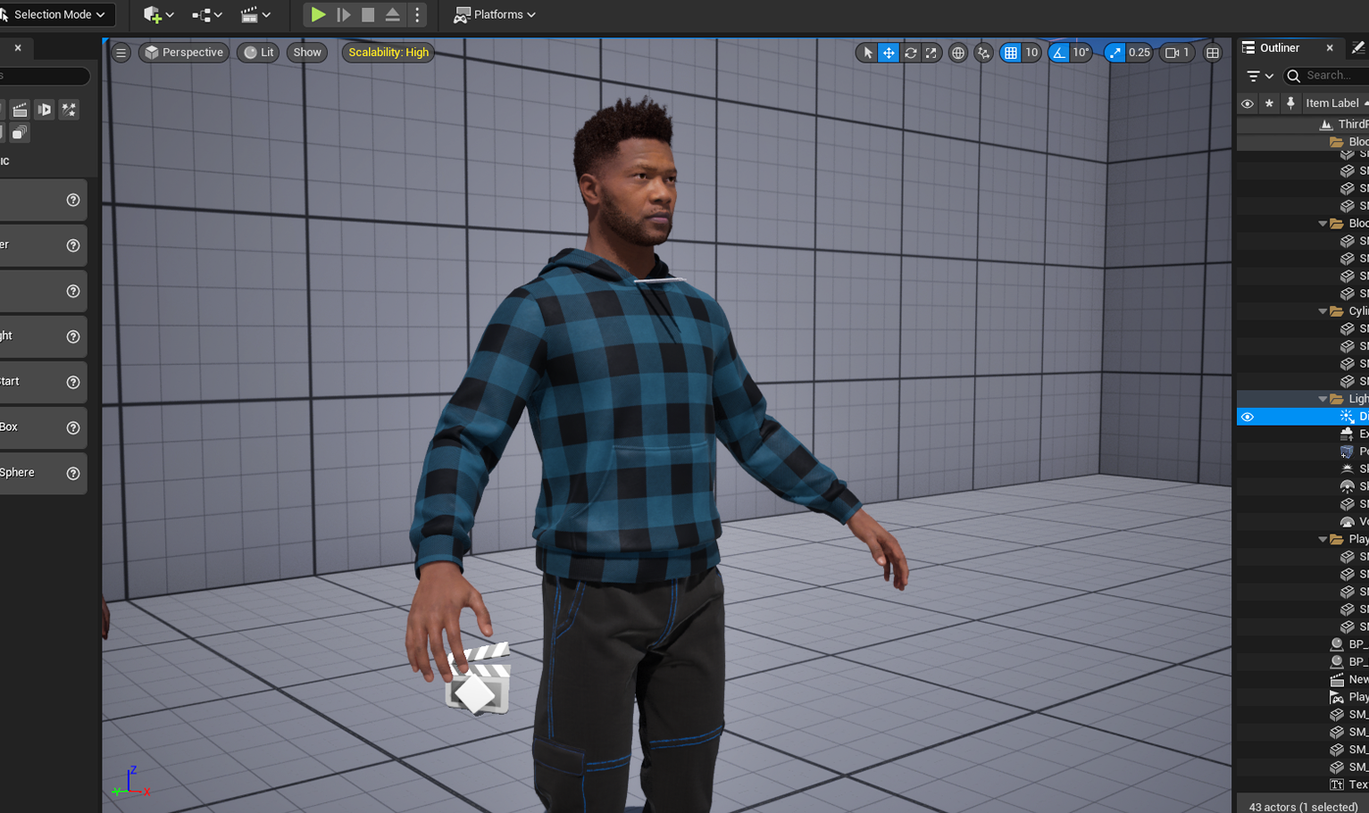 PixelHair pre-made weeknd afro hairstyle on a metahuman in Unreal Engine 5 using Blender hair particle system