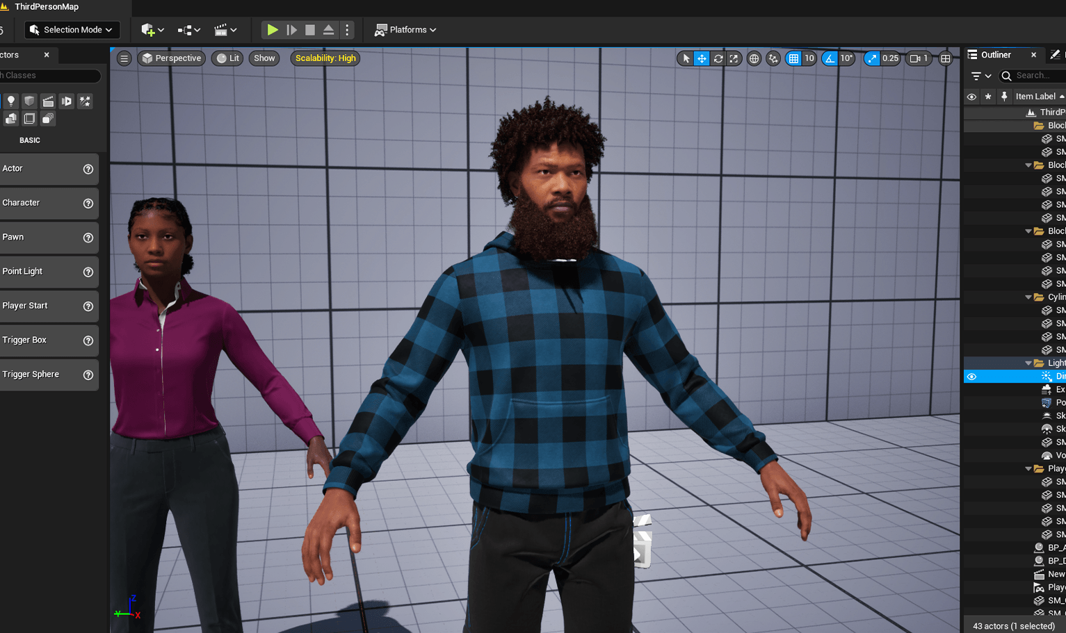 PixelHair pre-made Odel beckham jr Curly Afro Fade Taper 3D hairstyle on a metahuman in Unreal Engine 5 using Blender hair particle system