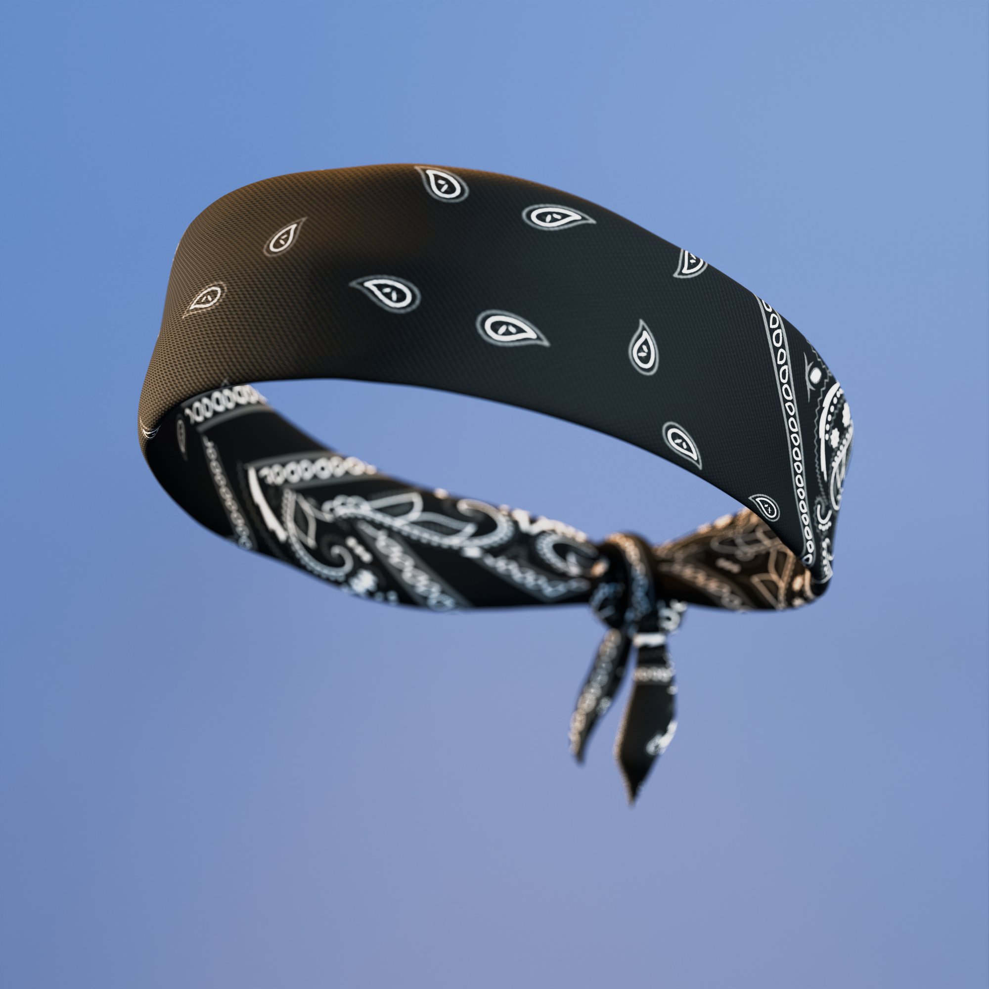 KSI Bandana3D model for blender, Unreal Engine, Maya, 3ds Max, Cinema 4D, Houdini, Unity