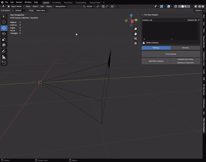 Blender add camera install blender addon- the view keeper. Store multiple camera angles in blender