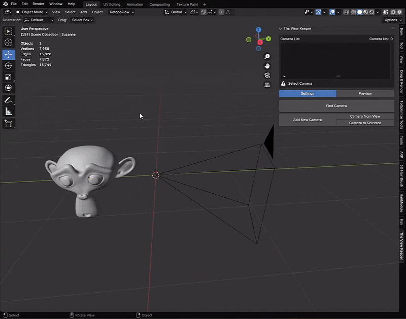 Blender add camera install blender addon- the view keeper. Store multiple camera angles in blender