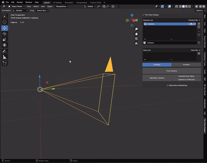 Blender remove camera install blender addon- the view keeper. Store multiple camera angles in blender