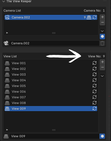 Blender camer number of views in view table blender addon- the view keeper. Store multiple camera angles in blender