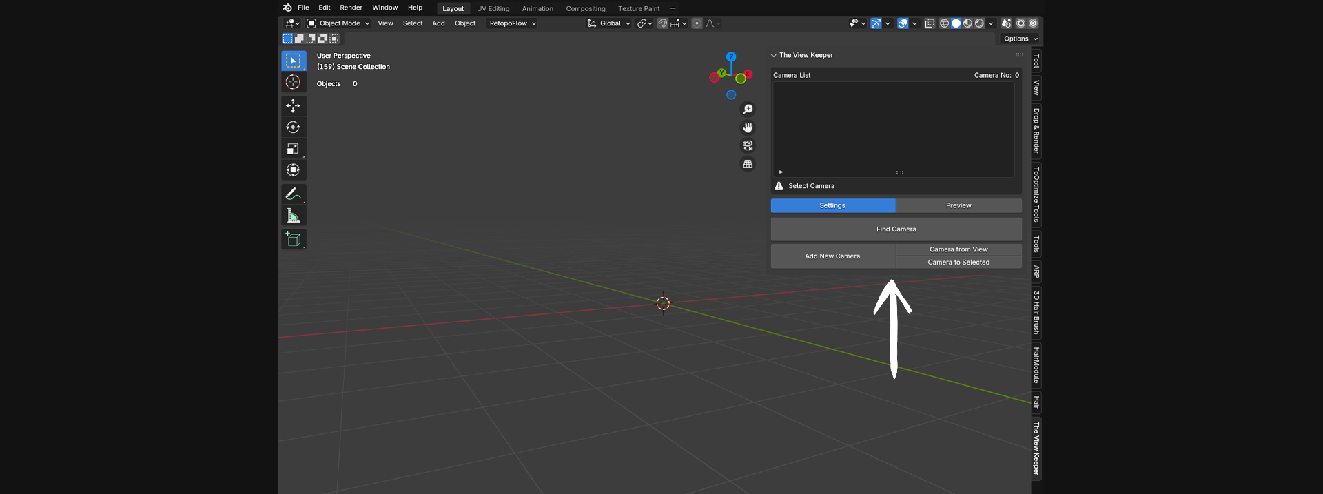 Blender install blender addon- the view keeper. Store multiple camera angles in blender