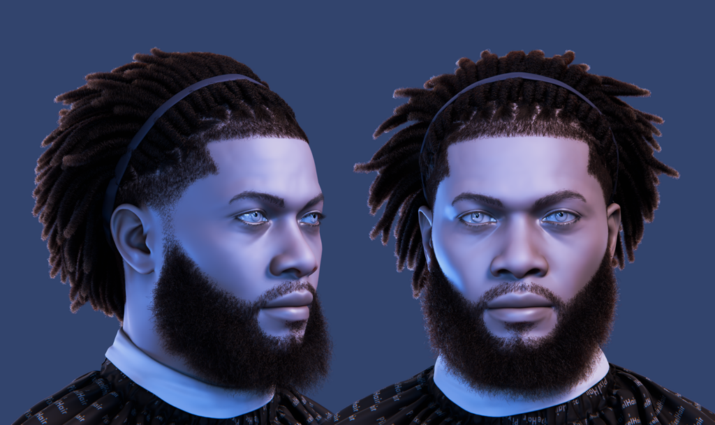 Pixelhair realistic dreads 4c hair in blender using blender hair particle system