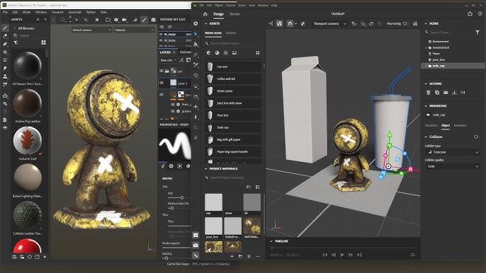 How To Create Professional Textures And Materials With Blender And Substance Painter Yelzkizi how to create professional textures and materials with blender and substance painter