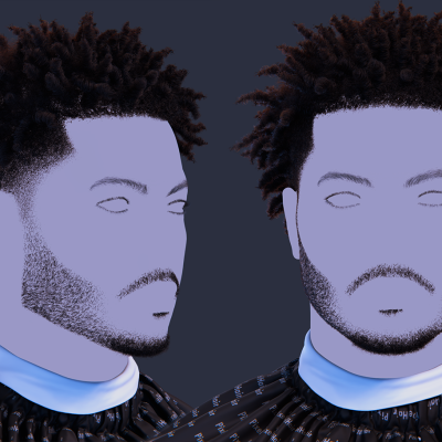 Pixelhair realistic 3d character afro dreads fade taper 4c hair in blender using blender hair particle system