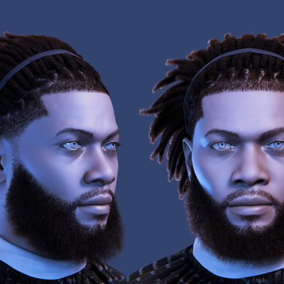 Pixelhair realistic dreads 4c hair in blender using blender hair particle system