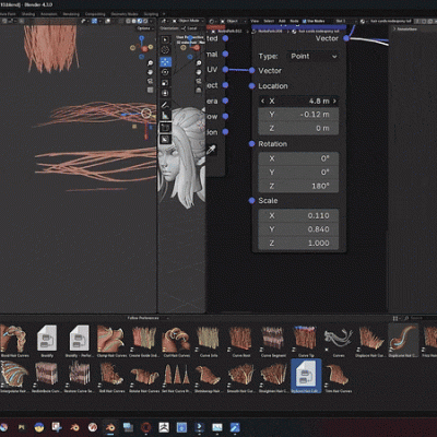 Yelzkizi hair cards in blender: complete guide to creating game-ready hair for characters
